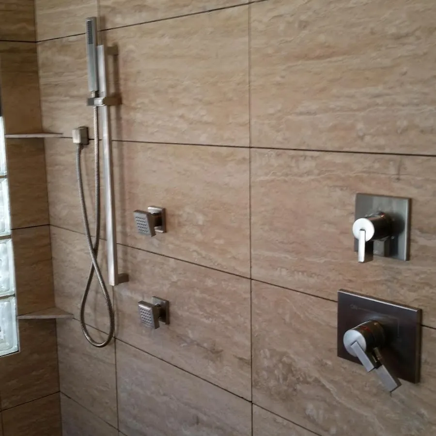 Shower fixture installation for Water Heater Replacement in Wilmore